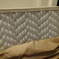 RASIK ヘリンボーン柄 い草風ラグ 10畳 348×440cm