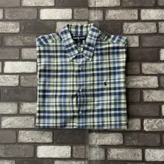 Ralph lauren S/S BD SHIRT L green blue L