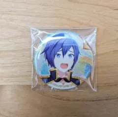 【匿名配送】 プロセカ　グリッター缶バッジ　KAITO　11B