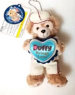 ダッフィー バレンタイン2011 ぬいぐるみバッジ 美品