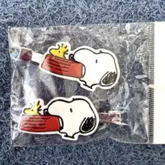 スヌーピーヘアクリップ２個組