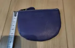 IBIZA 紫色レザーコインケース