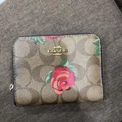 COACH 花柄 二つ折り財布　コーチ
