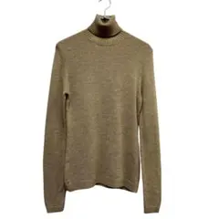 古着 ラルフローレン レディース ベージュ タートルネックニット 長袖 0109