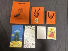 HERMES 헤르메스 크리스마스 사양 쇼퍼, 카드×2 세트