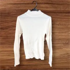 【新品】　GRL リブ編みハイネックニット