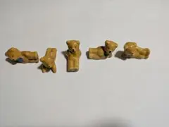 クマ　陶器製　箸置き 5個セット