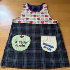 保育士エプロン中古 ドナルドダック エプロン りんごデザイン