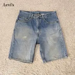 リーバイス505 デニムショートパンツ(W32)レギュラーフィット メンズ　海外