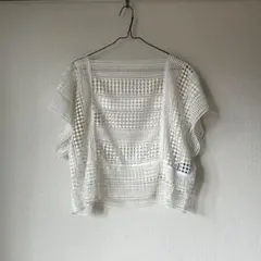 【未使用】universal tissu レースブラウスのサムネイル