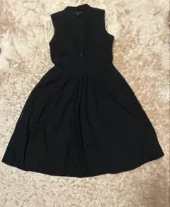 BANANA REPUBLIC ブラック ノースリーブ ワンピース