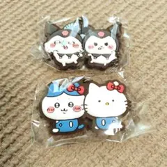 ちいかわ　サンリオ　なかよしラバーマスコット2種