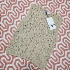 ZARA ノースリーブサマーニット 新品
