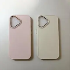 iPhone17 ケース 2点セット ピンク 白のサムネイル