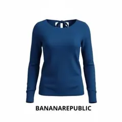 BANANA REPUBLIC ネイビー XSカシミヤ混