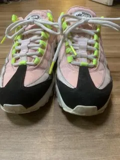Nike Air Max 95 ピンク/黒/蛍光グリーン スニーカー