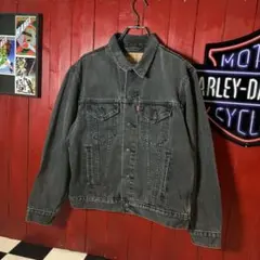 90s チュニジア製　EURO Levi’s 70503ブラックデニムジャケット
