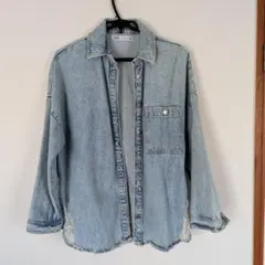 ZARA☆ライトブルーのデニムジャケット