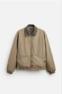 ZARA ブルゾン　ナイロンジャケット　短丈　y2k vintage風　ブラウン