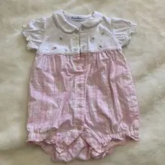 familiar 半袖　ロンパース　60