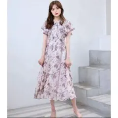 【最終値下げ】アンミール　フラワーフリルタックOP ワンピース