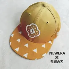 ニューエラ　鬼滅の刃　コラボ　我妻善逸　キャップ　帽子　キッズ