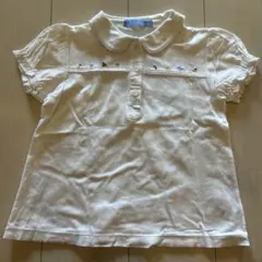 familiar 半袖ポロシャツ ホワイト120cm