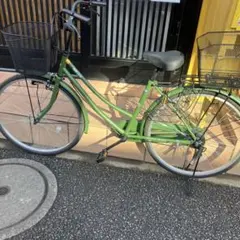 【直接引き取り】ホワイトシティサイクル 前カゴ付き 直接引き取り限定】27インチホワイトシティサイクル 前カゴ付き POZZAT