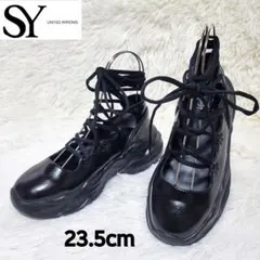 ほぼ新品❤️SY UNITED ARROWS レースアップ 厚底 スニーカー