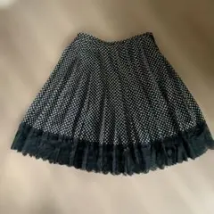 INGEBORG 花柄プリーツスカート レース装飾付きのサムネイル