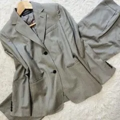 ​極美品 ブルックスブラザーズ サマーウール パンツスーツ ライトグレー 7ARのサムネイル