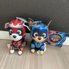 【新品】パウ・パトロール ザ・マイティ・ムービー マスコット 2体セット
