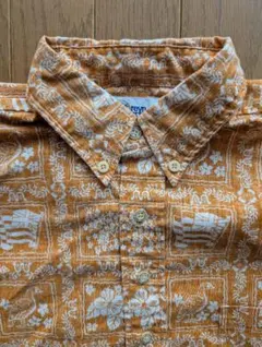 「レインスプーナー」ラハイナセーラー アロハシャツ Sサイズ