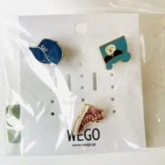 【レア】WEGO アソートピンバッジ 3点セット スニーカー クマ キャップのサムネイル