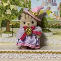 シルバニアファミリー　ゆめいろ赤ちゃんプリンセスセット　シマネコの赤ちゃん
