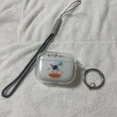 イヤホンケース AirPodsPro2 クリア イラスト入り