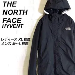 (春コーデ)ノースフェイス 薄手 マウンテンパーカー 刺繍ロゴ 黒 白 XL