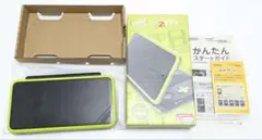 new ニンテンドー2DS LL ブラック×ライム 本体