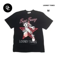 【美品】LOONEY TUNES バッグズバニー バスケ Tシャツ ネイビー M