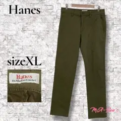☆美品☆ Hanes チノパン カーキ ユニセックス シンプル W76