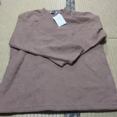 ポリエステル100% 花柄刺繍 長袖Tシャツ