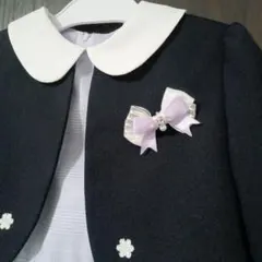 入学式 フォーマル 女の子 120 パープル 紫 ラベンダー