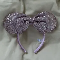 東京ディズニーリゾート スパンコールカチューシャ ピンク