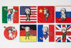 ヘタリア マイクロファイバーハンカチ タオル 8枚セット - メルカリ