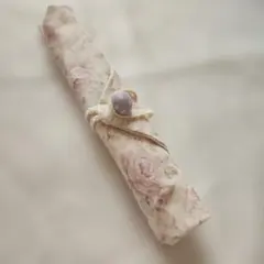 ハンドメイド⭐花柄布製お箸袋　マルチケース