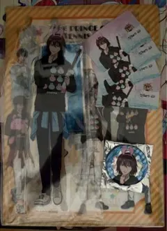 新テニスの王子様 コスモワールド 不二周助 特大アクリルスタンド 缶バッジ