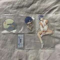 フリューくじ KAITO 2点セット アクリルスタンド 初音ミク E賞 F賞