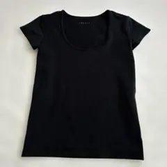 theory 黒シンプルTシャツのサムネイル