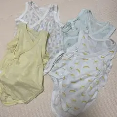 ユニクロベビー　メッシュ肌着　ノースリーブ　4点セット 60cm