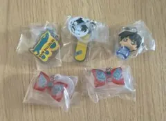【新品未開封】コナン めじるしアクセサリー 4種5点セット